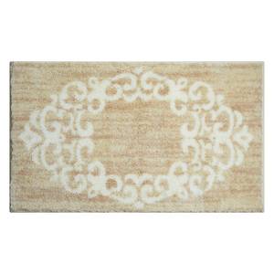 Tapis de bain Classique Tissu - Beige - 60 x 100 cm