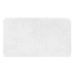 Badematte Melange Webstoff - Weiß - 60 x 100 cm