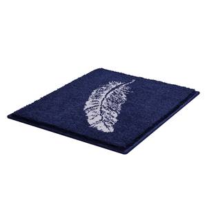 Badmat Piume geweven stof - Donkerblauw - 50 x 60 cm