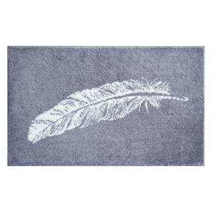 Tapis de bain Piume Tissu - Gris - 70 x 120 cm