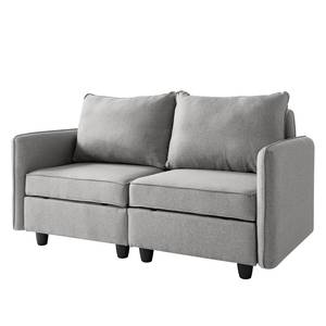 Sofa Lavara I (2 places) Tissu - Gris clair