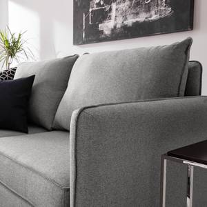 Sofa Lavara I (2 places) Tissu - Gris clair