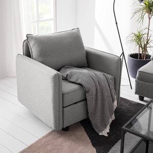 Fauteuil Lavara I Tissu - Gris clair