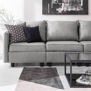 Bigsofa Lavara II Webstoff - Lichtgrau