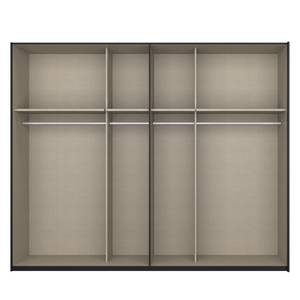 Schwebetürenschrank SKØP X Schwarz - 270 x 236 cm - 2 Türen