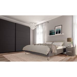 Armoire à portes coulissantes SKØP X Noir - 270 x 236 cm - 2 porte