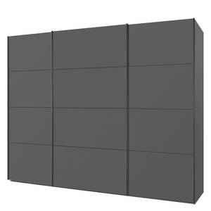 Schwebetürenschrank SKØP pure Graphit - 315 x 236 cm - 3 Türen