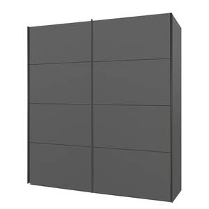 Schwebetürenschrank SKØP pure Graphit - 225 x 236 cm - 2 Türen