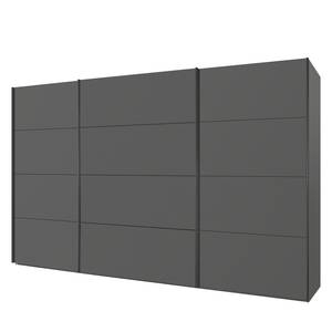 Armoire à portes coulissantes SKØP pure 3 portes - Graphite - 405 x 236 cm - 3 portes