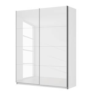Schwebetürenschrank SKØP pure gloss Hochglanz Weiß / Weiß - 181 x 236 cm - 2 Türen