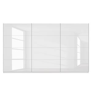 Schwebetürenschrank SKØP pure gloss Hochglanz Weiß / Weiß - 405 x 236 cm - 3 Türen