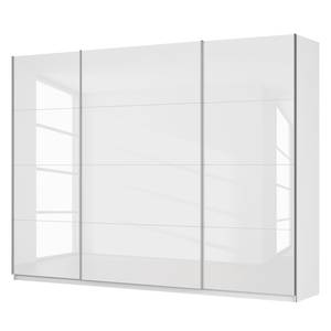 Schwebetürenschrank SKØP pure gloss Hochglanz Weiß / Weiß - 315 x 236 cm - 3 Türen
