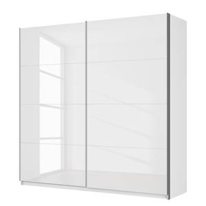 Schwebetürenschrank SKØP pure gloss Hochglanz Weiß / Weiß - 225 x 222 cm - 2 Türen