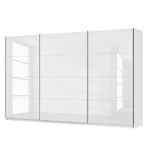 Schwebetürenschrank SKØP pure gloss Hochglanz Weiß / Weiß - 360 x 222 cm - 3 Türen