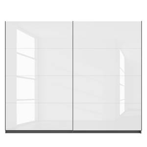 Armoire SKØP pure gloss Blanc brillant / Graphite - 270 x 222 cm - 2 porte