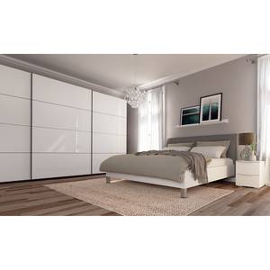 Armoire SKØP pure gloss Blanc brillant / Graphite - 405 x 236 cm - 3 portes