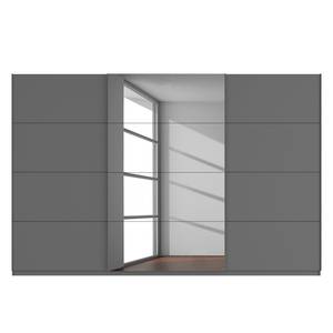 Schwebetürenschrank SKØP  pure reflect+ Graphit - 360 x 236 cm - 3 Türen