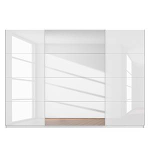 Schwebetürenschrank SKØP gloss reflect Hochglanz Weiß - 315 x 222 cm - 3 Türen