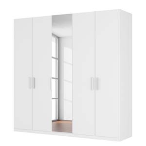 Armoire SKØP pure reflect Blanc alpin / Miroir en cristal - Blanc alpin - 225 x 236 cm