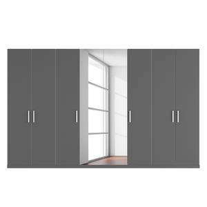 Drehtürenschrank SKØP pure reflect Graphit - 360 x 222 cm