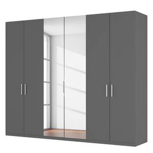 Armoire SKØP pure reflect Graphite / Miroir en cristal - Graphite - 270 x 222 cm