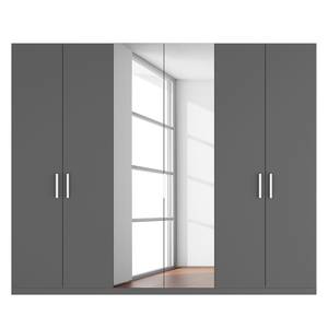 Drehtürenschrank SKØP pure reflect Graphit - 270 x 222 cm