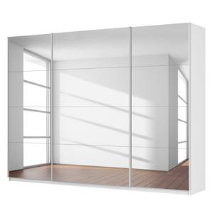 Schwebetürenschrank SKØP reflect Alpinweiß - 315 x 236 cm - 3 Türen