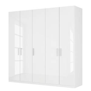 Armoire SKØP pure gloss Blanc brillant - Blanc brillant / Blanc - 225 x 236 cm