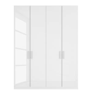 Drehtürenschrank SKØP pure gloss Hochglanz Weiß / Weiß - 181 x 222 cm