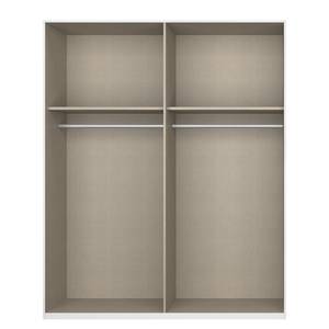 Drehtürenschrank SKØP pure gloss Hochglanz Weiß / Weiß - 181 x 222 cm