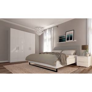 Armoire SKØP pure gloss Blanc brillant - Blanc brillant / Blanc - 181 x 222 cm