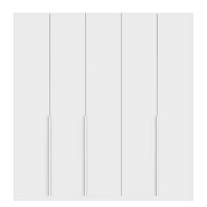 Armoire SKØP glass alu Verre mat blanc - 225 x 236 cm - Basic