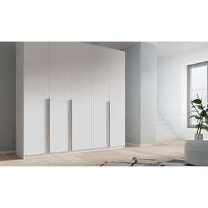 Draaideurkast SKØP glass alu wit matglas - 225 x 236 cm - Basic