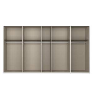 Drehtürenschrank SKØP glass alu Mattglas Weiß - 405 x 236 cm - Basic