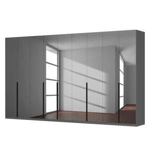 Armadio con ante battenti SKØP reflect+ Specchio grigio - 405 x 236 cm - Basic