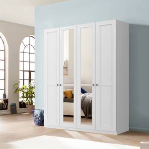 Armoire SKØP country reflect Blanc alpin / Miroir en cristal - 181 x 222 cm - Basic