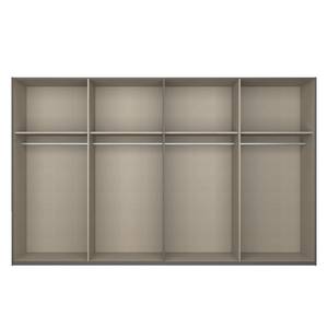 Schwebetürenschrank SKØP reflect+ Graphit - 360 x 236 cm - 4 Türen