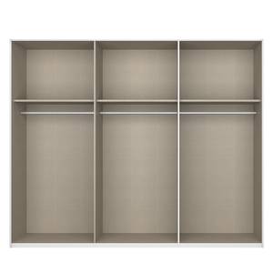 Schwebetürenschrank SKØP pure gloss Hochglanz Weiß / Weiß - 270 x 222 cm - 3 Türen