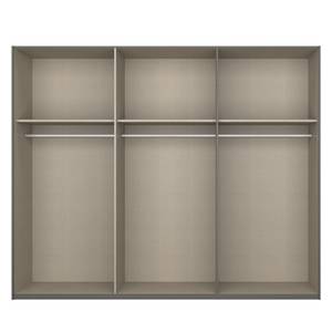 Schwebetürenschrank SKØP  pure reflect+ Graphit - 270 x 222 cm - 3 Türen