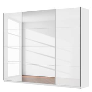 Schwebetürenschrank SKØP gloss reflect Hochglanz Weiß - 270 x 222 cm - 3 Türen