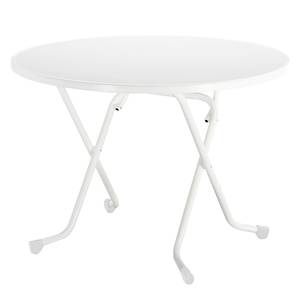 Table pliante Marleston I Acier - Blanc