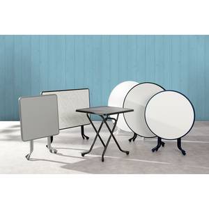 Table pliante Marleston I Acier - Blanc