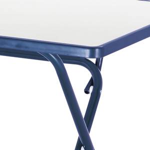 Table pliante Marleston II Acier - Bleu