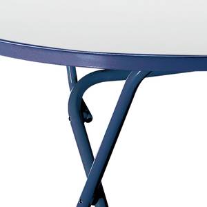 Table pliante Marleston I Acier - Bleu