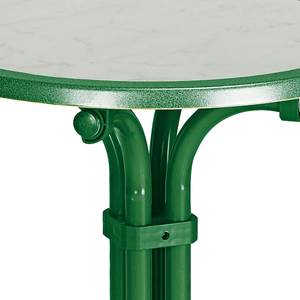 Table de jardin Boulevard IV Acier - Vert - Diamètre : 60 cm