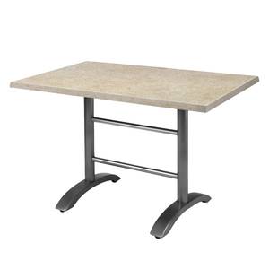 Table pliante Maestro IV Aluminium - Anthracite / Beige