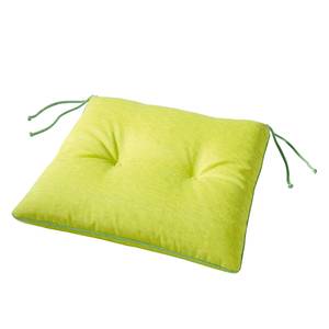 Coussin de chaise Florencia Tissu mélangé - Citron