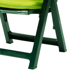 Chaise pliante Santiago IV Polypropylène / Tissu mélangé - Vert