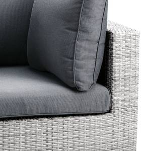 Fauteuil d’angle extérieur Bonaire I Tissu / Matière plastique - Gris