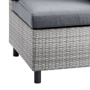 Fauteuil d’angle extérieur Bonaire I Tissu / Matière plastique - Gris